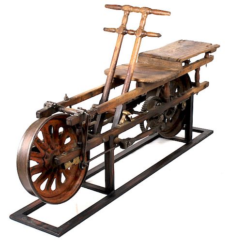 Railroad Velocipede without Outrigger c. 1880's