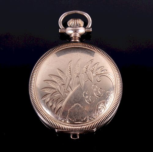 Elgin 14K Rose Gold Pocket Watch c. 1898