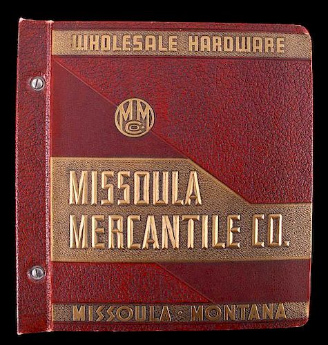 Missoula Mercantile CO Leather Bound Catalog 1938