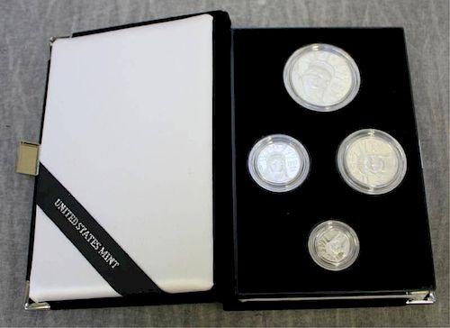 American Eagle Platinum Proof 4 coin set.