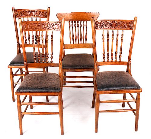 Set of Mahogany Dining Room Chairs
