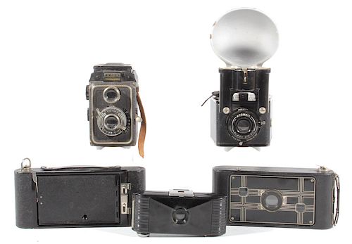 Early Kodak & Wirgin Camera Lot