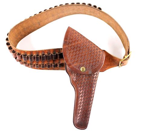 George Lawrence Ammo Belt and Revolver Holster