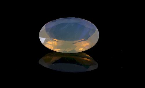 Lightning Ridge Crystal Opal w/ Yellow Bodycolor