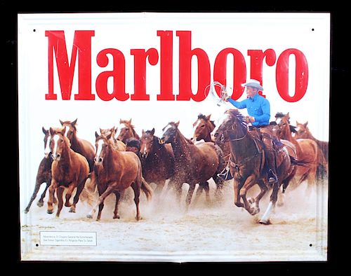 Marlboro Round Up Advertising Sign