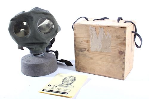 WWII German M44 Civilian Gas Mask