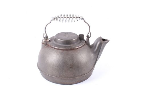 Antique Wagner Ware Cast Iron Tea Kettle