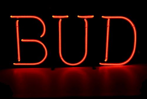 Anheuser-Bush "Bud" Neon Sign