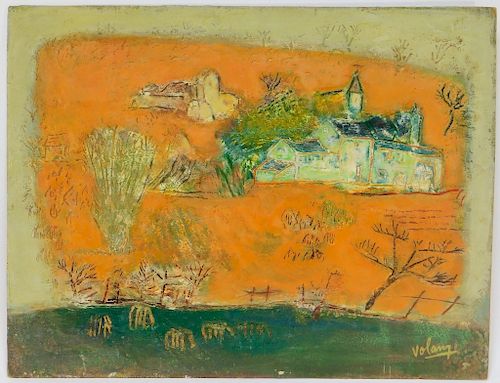 Jean Volang Post Impressionist Landscape Painting