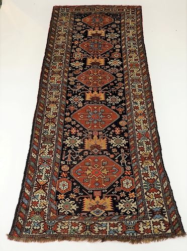 C.1900 Persian Oriental Karabakh Carpet Rug