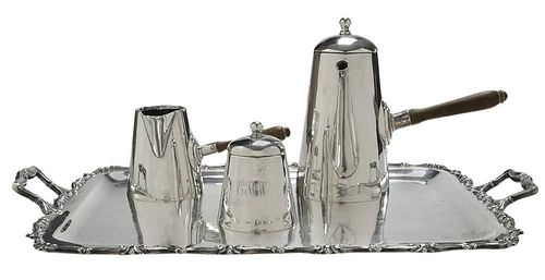 Peruvian Sterling Coffee Service and
