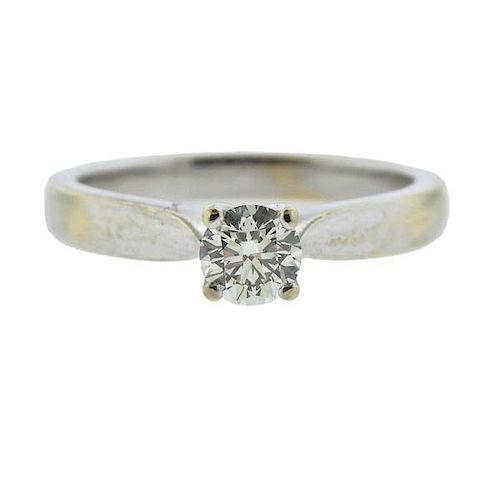 Hearts on Fire 18K Gold Diamond Engagement Ring