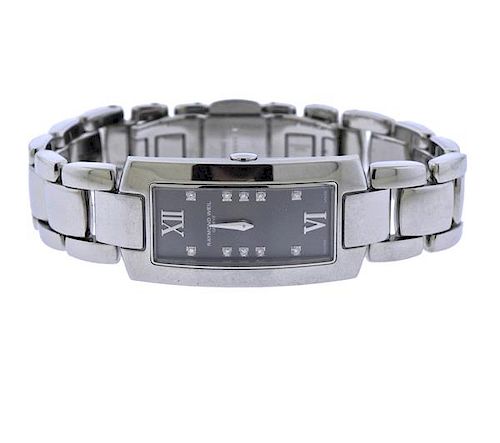 Raymond Weil Stainless Steel Diamond Quartz Watch