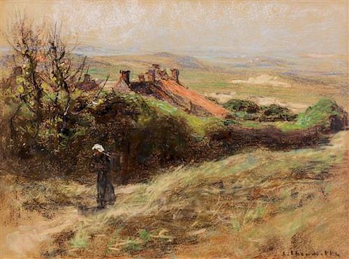 Léon-Augustin Lhermitte, (French, 1844-1925), La Colline à côté du village, c. 1913