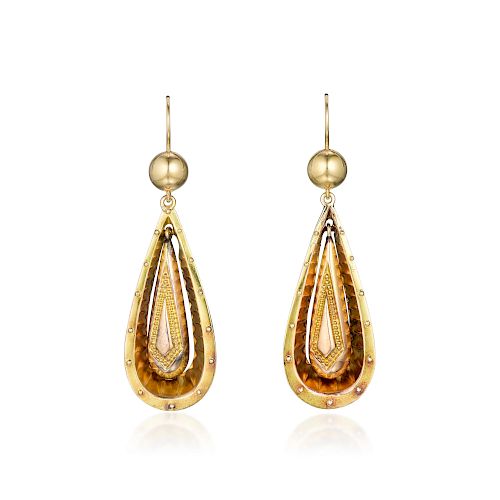 Victorian 14K Gold Earrings
