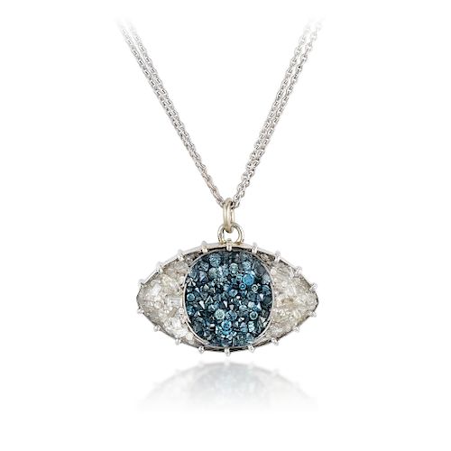 Renee Lewis 18K Gold Diamond Pendant Necklace