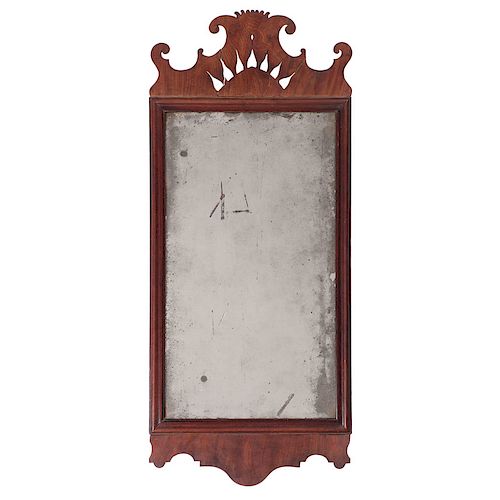 Chippendale Mirror with Cut-Out Crest