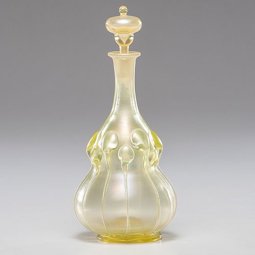 Louis Comfort Tiffany Favrile Glass Decanter