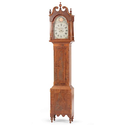 Elijah Warner Tall Case Clock, Purportedly Previously Owned by Isaac Shelby