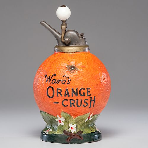 Ward's Orange Crush Soda Syrup Dispenser