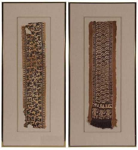 Two Coptic Tapestry Fragments