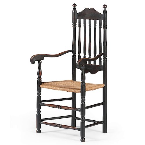 New England Bannister Back Armchair