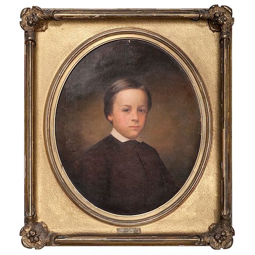 Oliver Frazer (Kentucky, 1808-1864), Attr. Portrait of Matthew Scott Skillman 