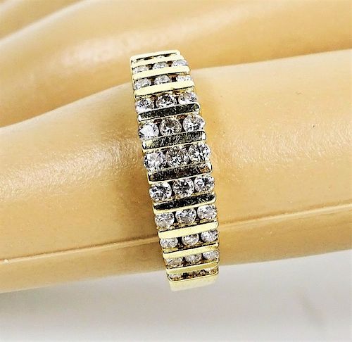 Estate 14K Yellow Gold & Diamond Ladies Ring