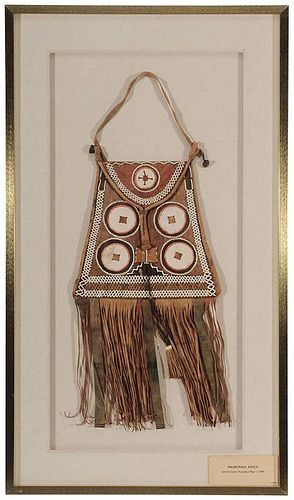 African Leather and Appliqué Bag
