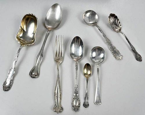 Appox. 59 misc. sterling flatware pieces
