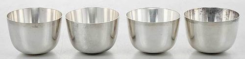 Four Gorham Sterling Cups