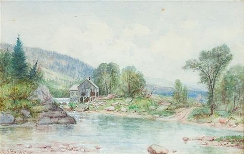 Daniel Folger Bigelow, (American, 1832-1910), Gristmill at Landon's Bend, South Dakota, 1861