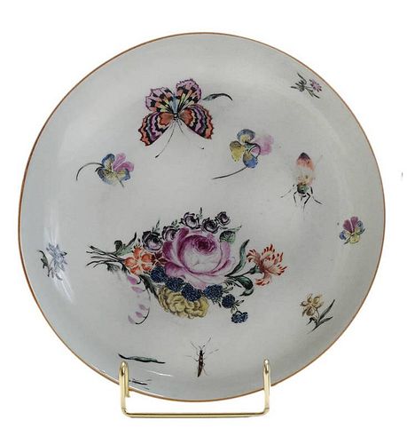 Chinese Saucer Dish Decorated in