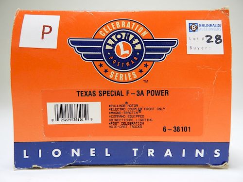 Lionel Texas Special F-3A Power Engine O Train