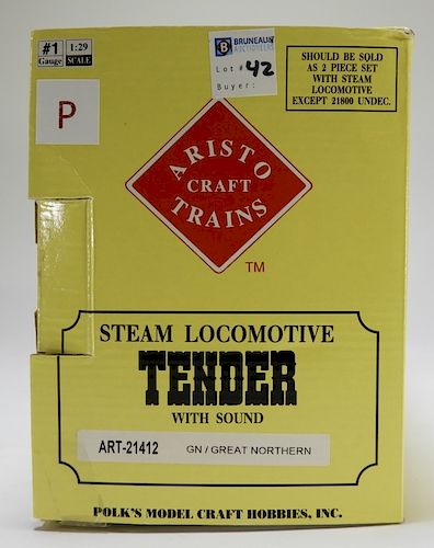 Aristo Craft Steam Locomotive Model Train Tender