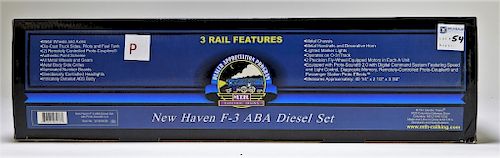 MTH New Haven F-3 ABA Diesel Engine Train Set