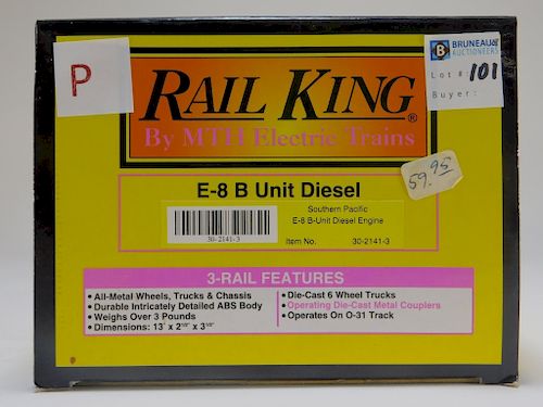 Rail King Southern Pacific E-8 B Unit Diesel Train