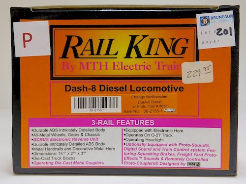 Rail King Chicago Northwestern Dash-8 Diesel Train