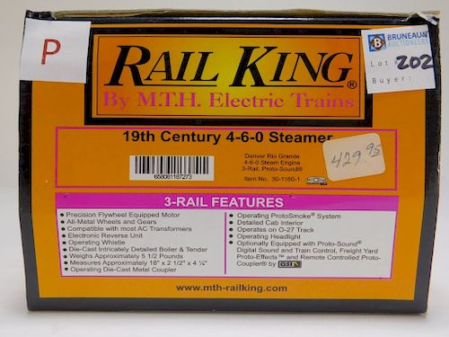 Rail King Denver Rio Grande 460 Steam Engine Train