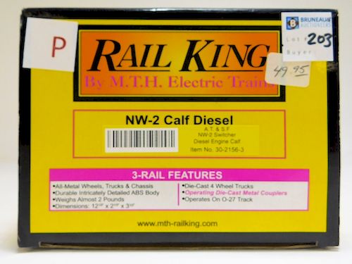 Rail King A.T. & S.F. NW-2 Switcher Diesel Engine