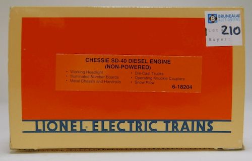 Lionel Chessie SD-40 Diesel Engine NP O Train