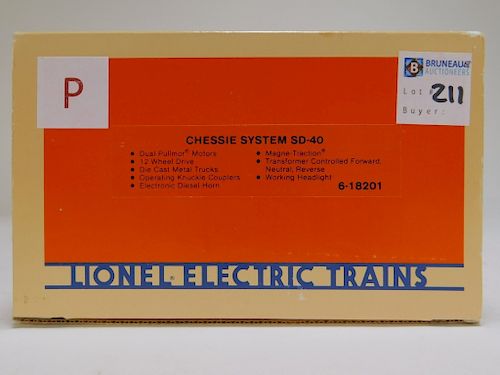 Lionel Chessie System SD-40 O Gauge Engine Train