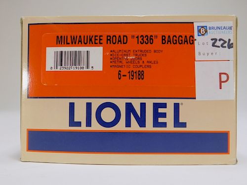 Lionel Milwaukee Road 1336 Baggage Car O Train
