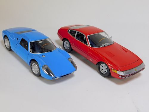 2PC Kyosho Ferrari 365 GTB 4 & Porsche 904 GTS