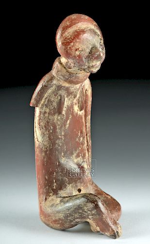 Nayarit Chinesca Pottery Seated Female Figure
