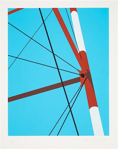 Allan D'Arcangelo, (American, 1930-1998), A group of five works from Watertower, 1973