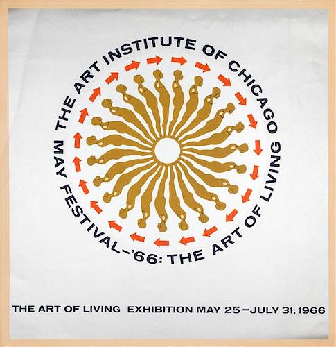 Ernest Tino Trova, (American, 1927-2009), The Art of Living Exhibition: The Art Institute of Chicago, 1966