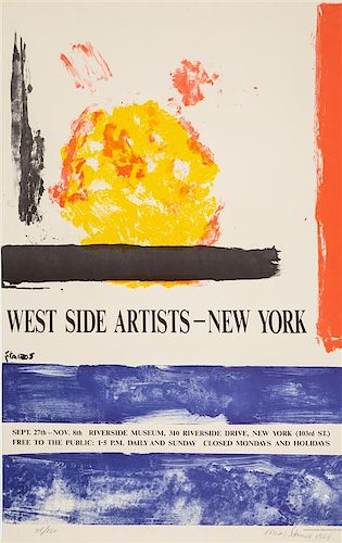 Theodoros Stamos, (Greek-American, 1922-1997), West Side Artists, New York, 1964