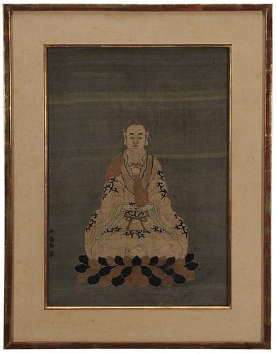 Fine Japanese Silk Tapestry