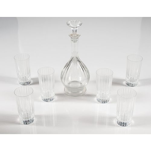 Baccarat Crystal Decanter and Glasses